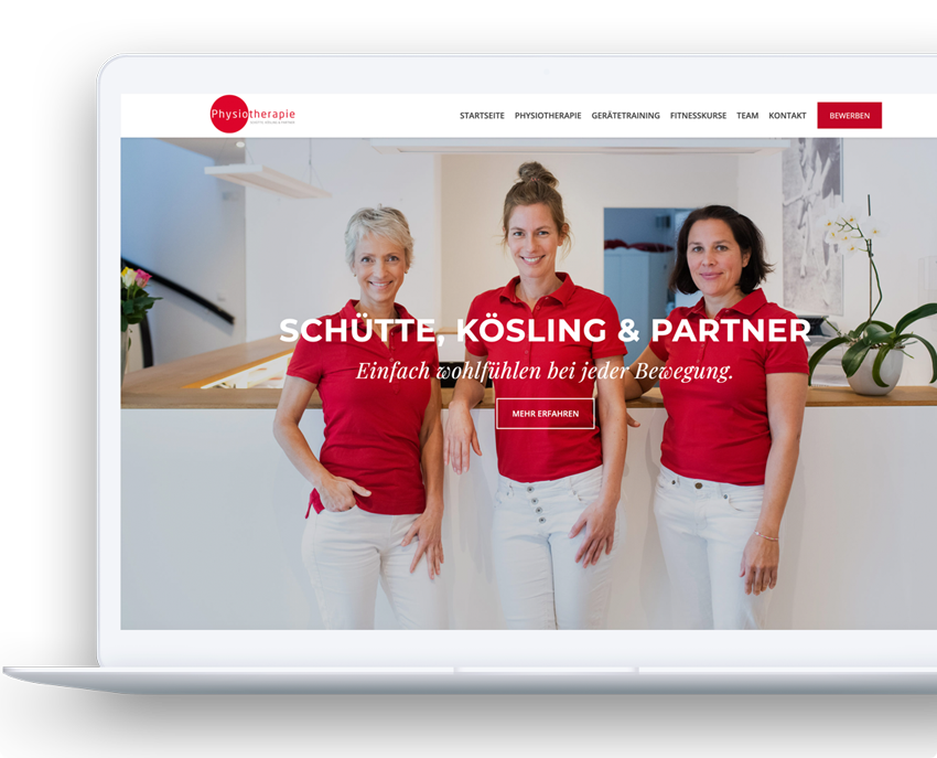 Referenz: Physiotherapie Schütte, Kösling & Partner